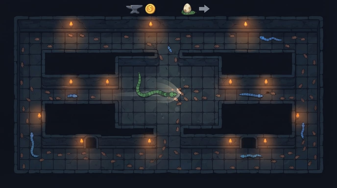 Tight dark halls
