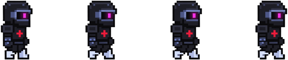 Pixel Knight Walk Sheet Right