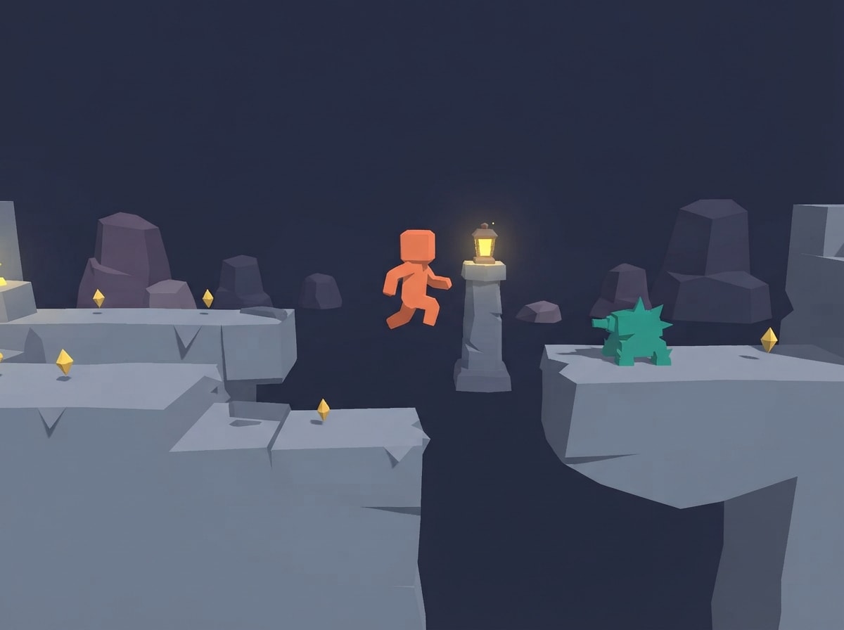 Chunky low-poly