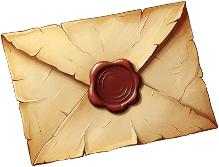Rahhal Prop — Sealed Parchment Letter