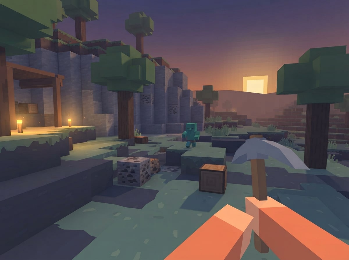 Chunky low-poly