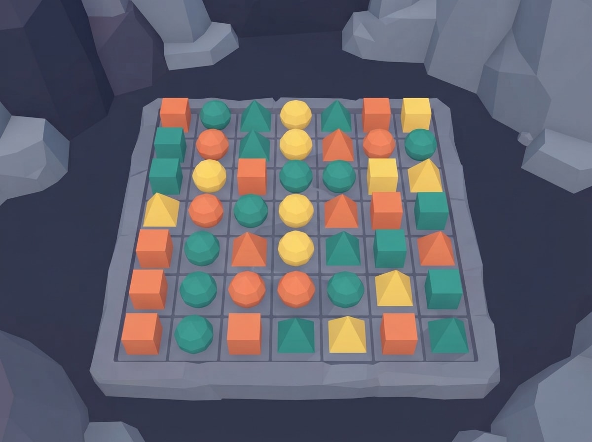 Chunky low-poly