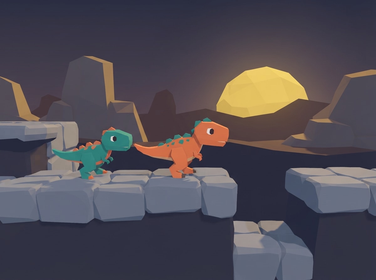 Chunky low-poly