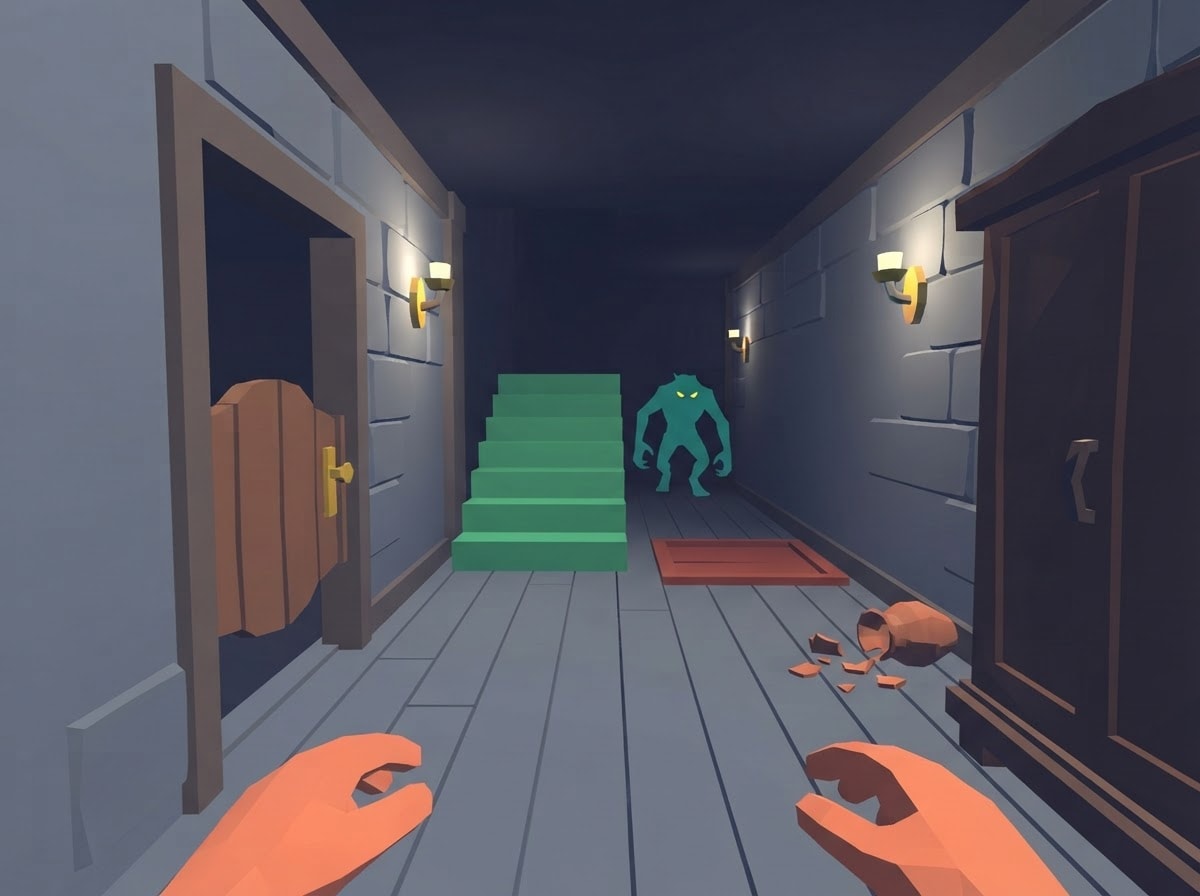 Chunky low-poly