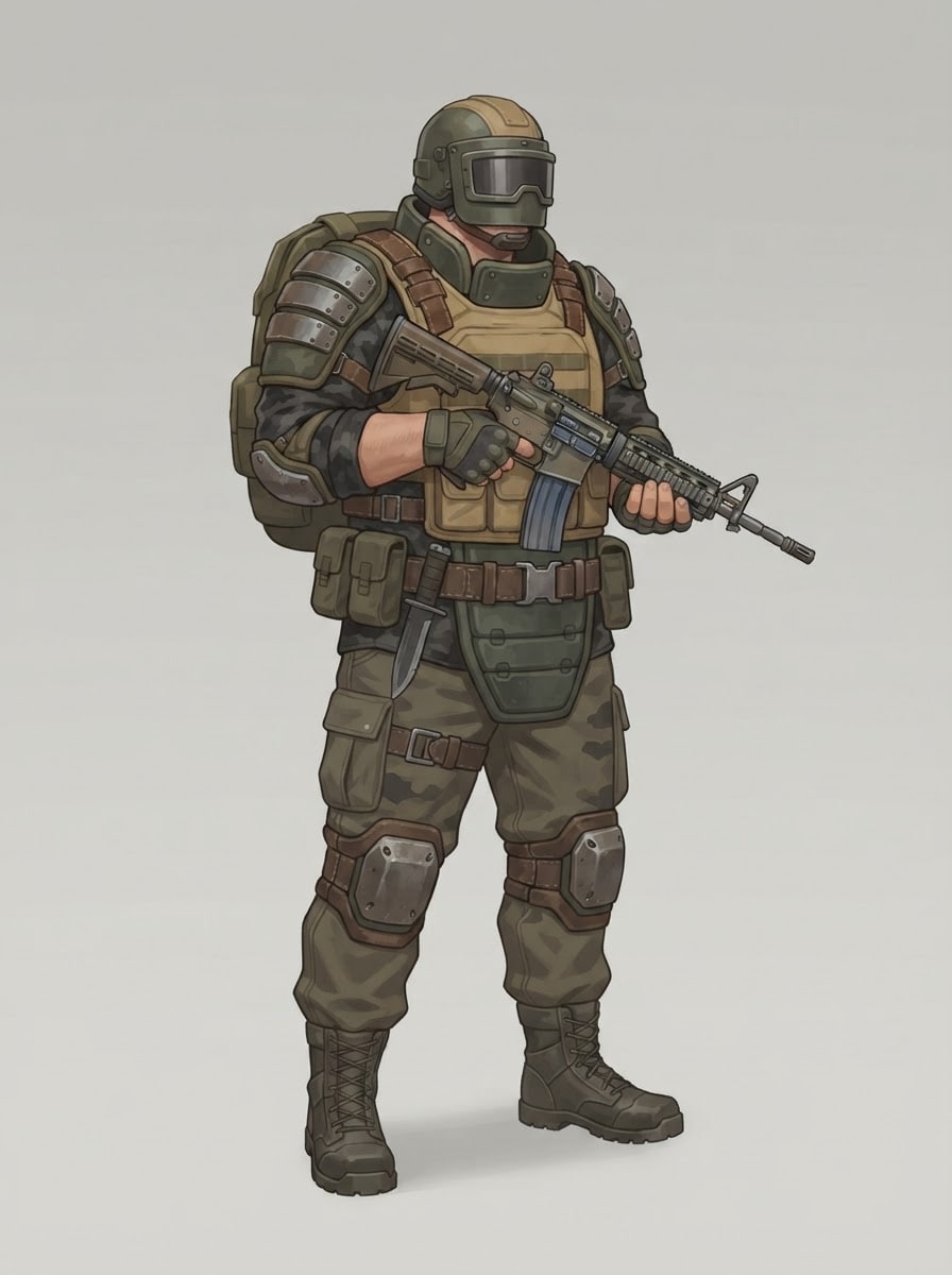 A strong hero