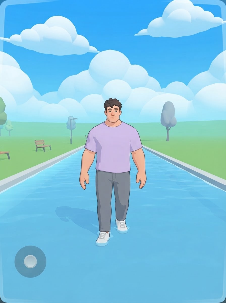 Héroe con ropa normal