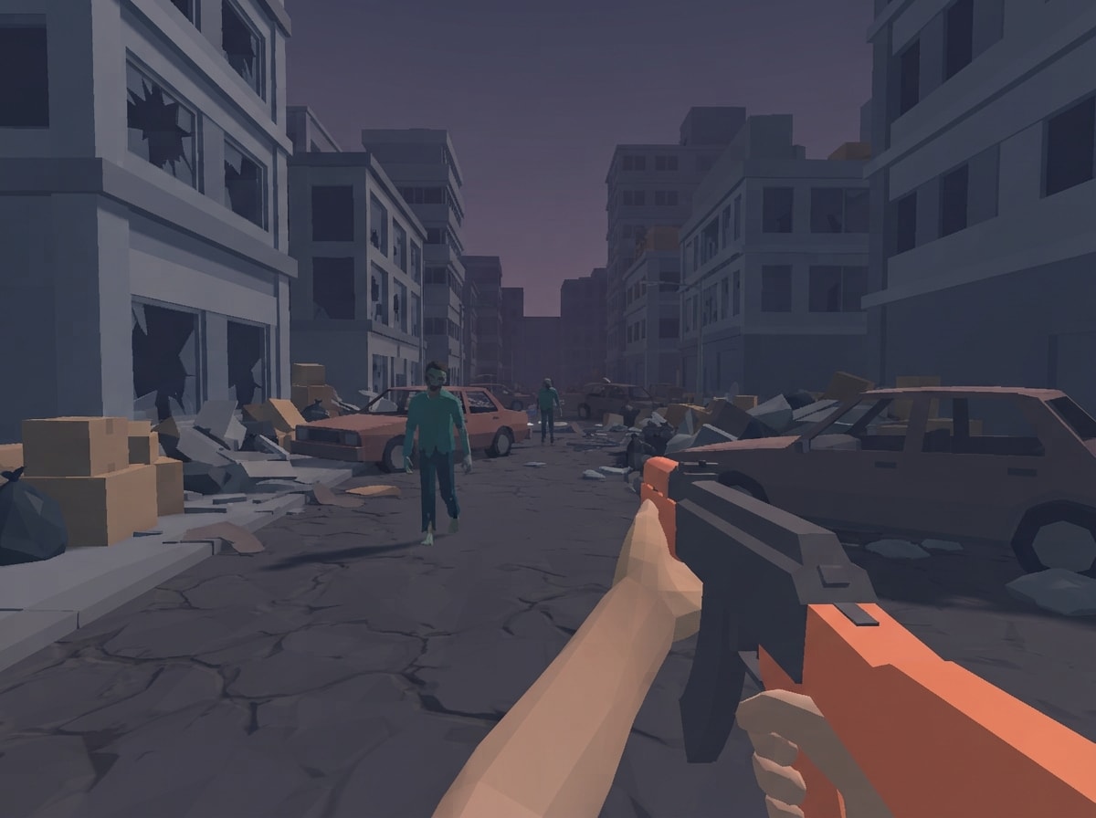 Chunky low-poly