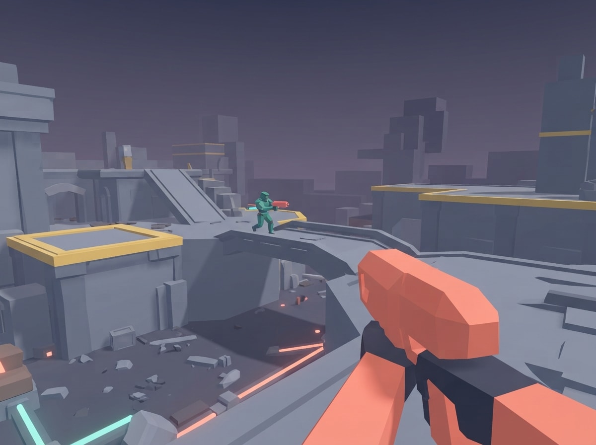 Chunky low-poly