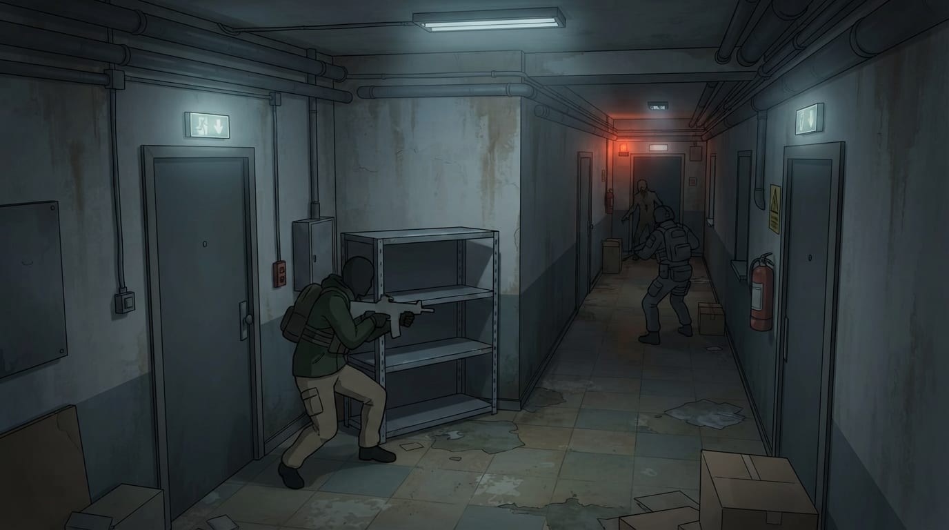Tight dark halls