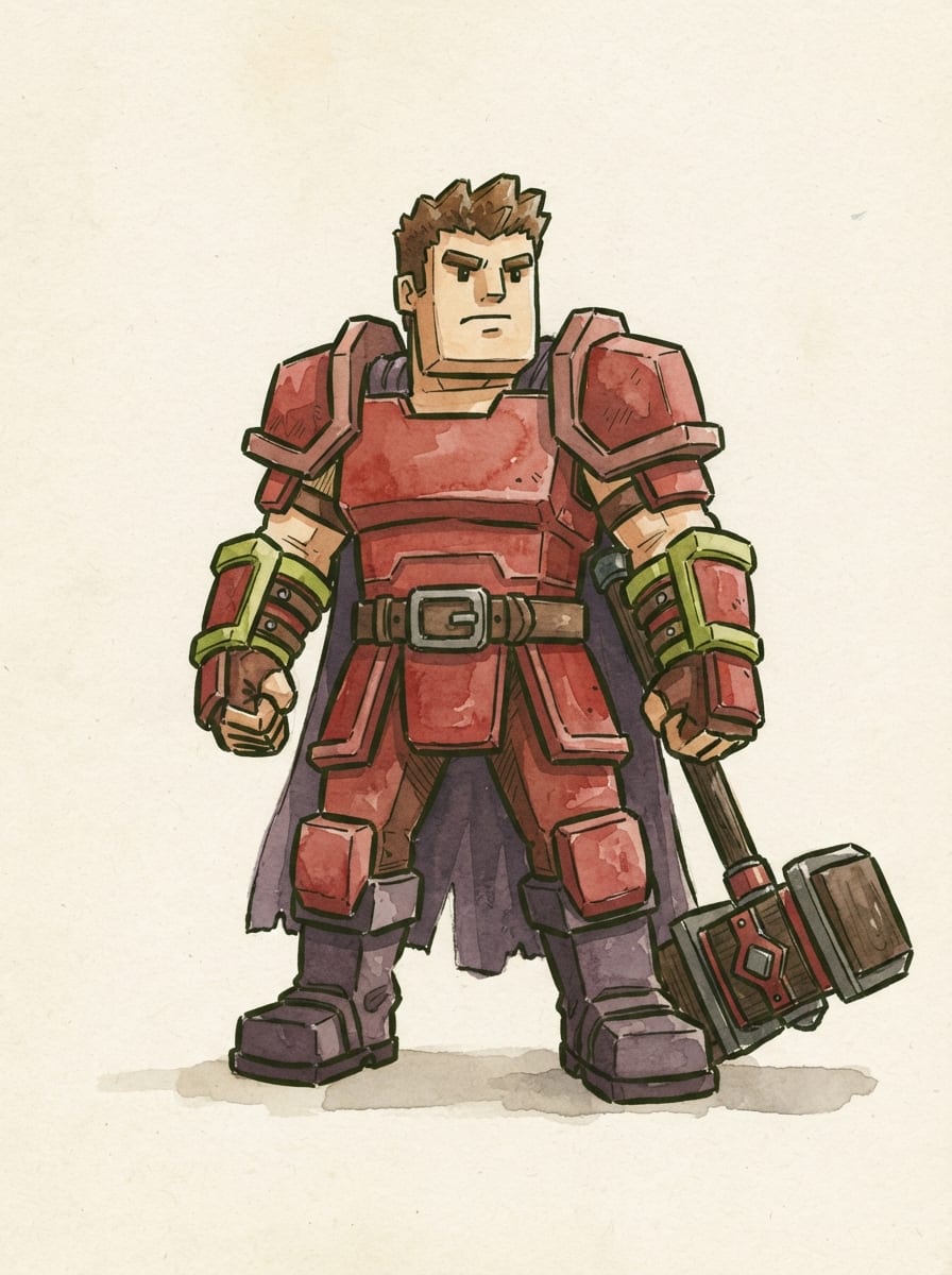 A strong hero
