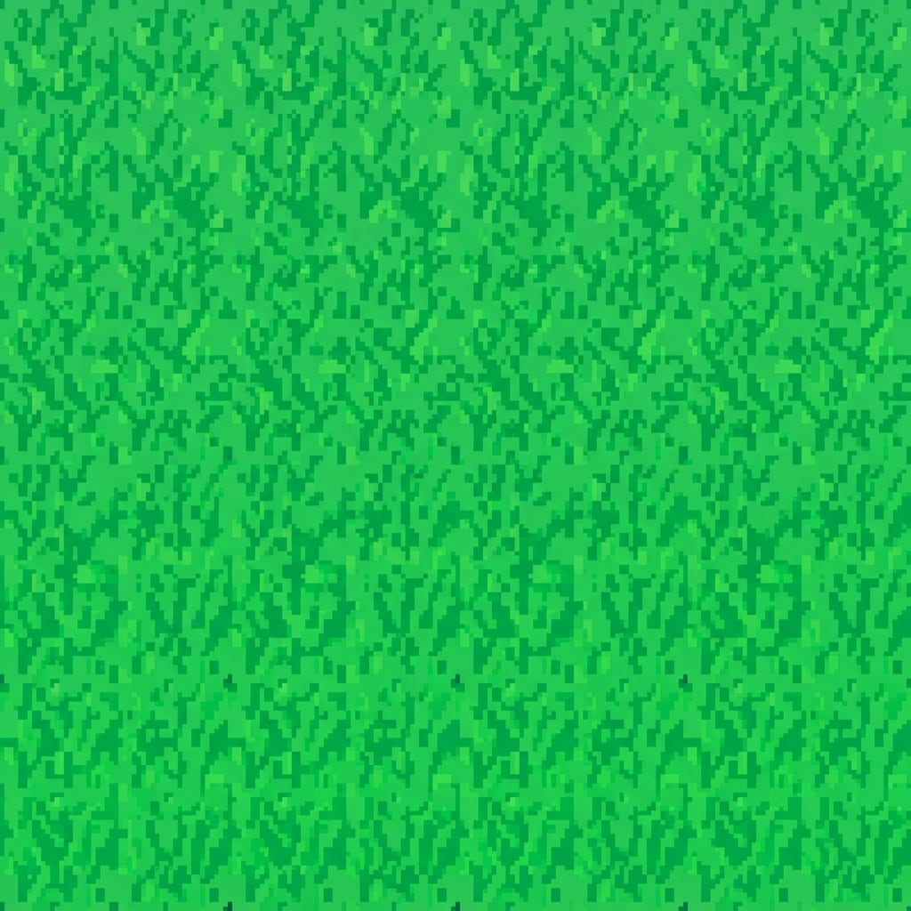 Image: pixel art seamless tileable grass ground texture,