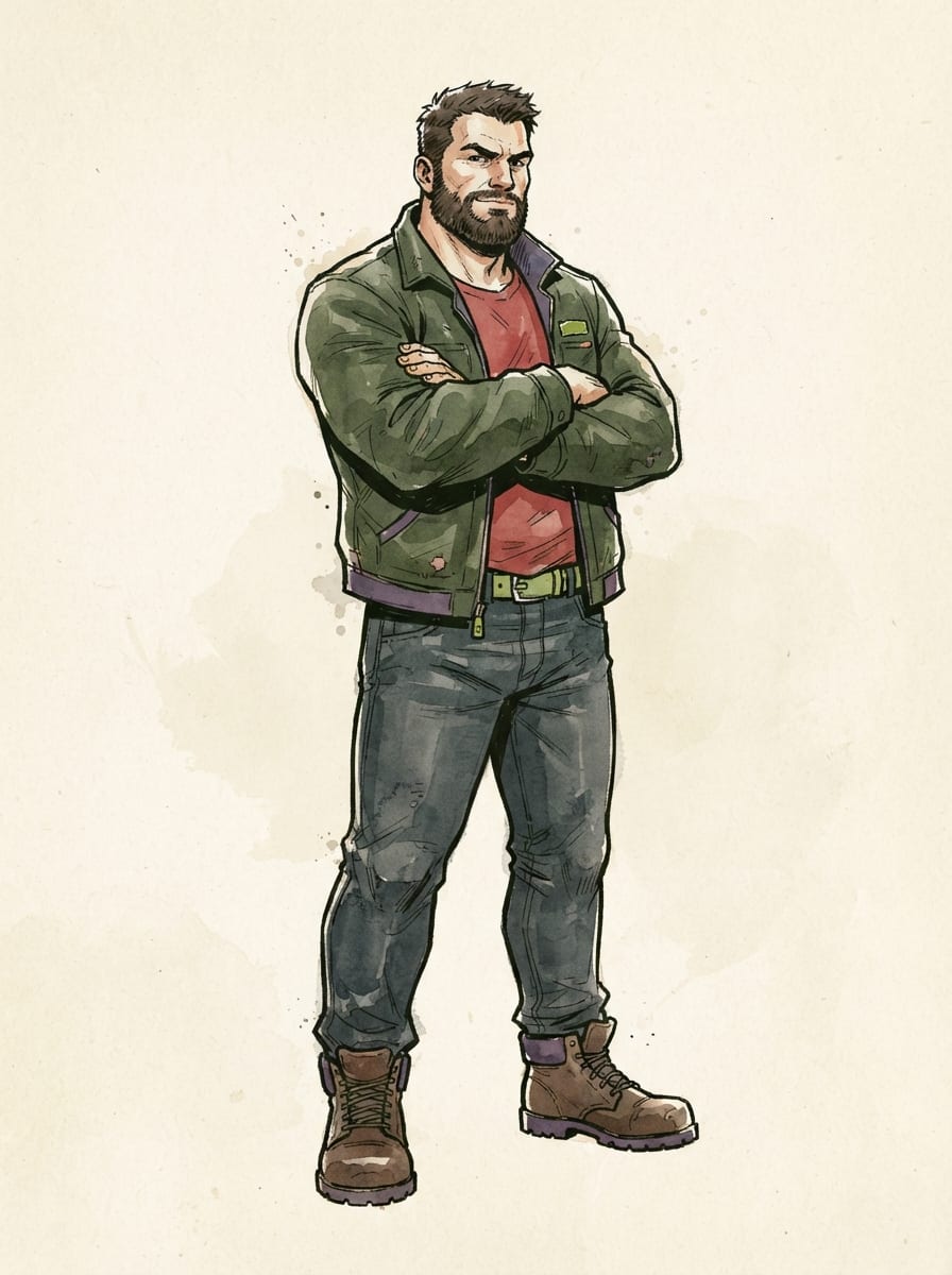 A strong hero