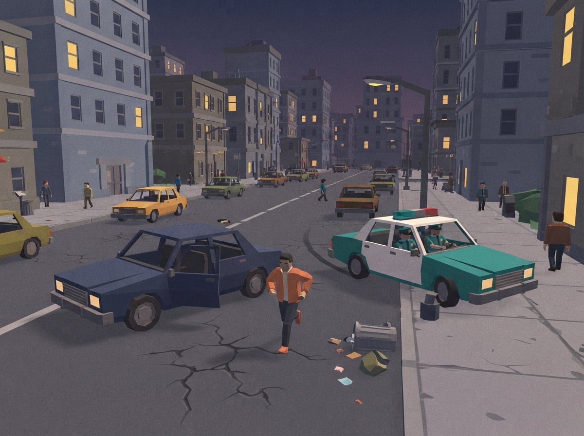 Chunky low-poly