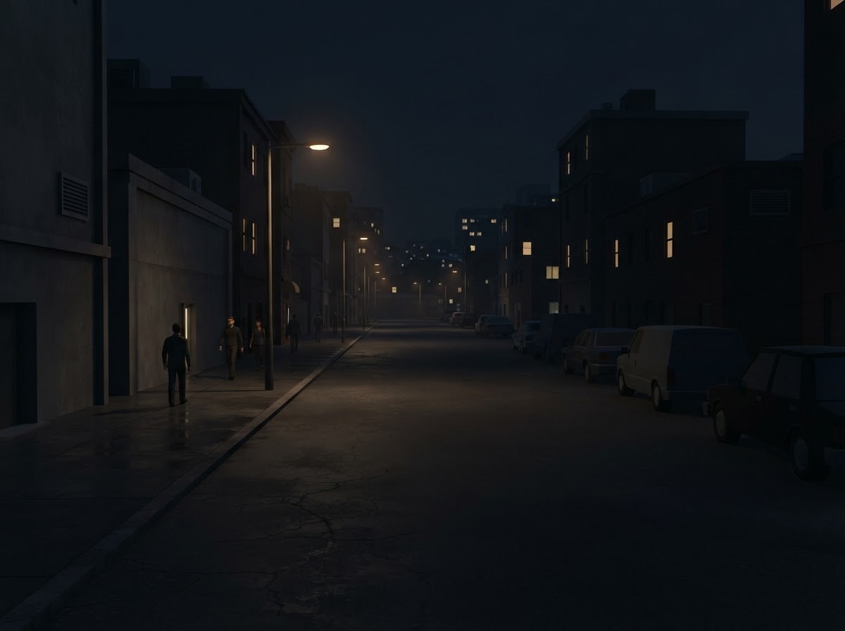 Grounded night street look