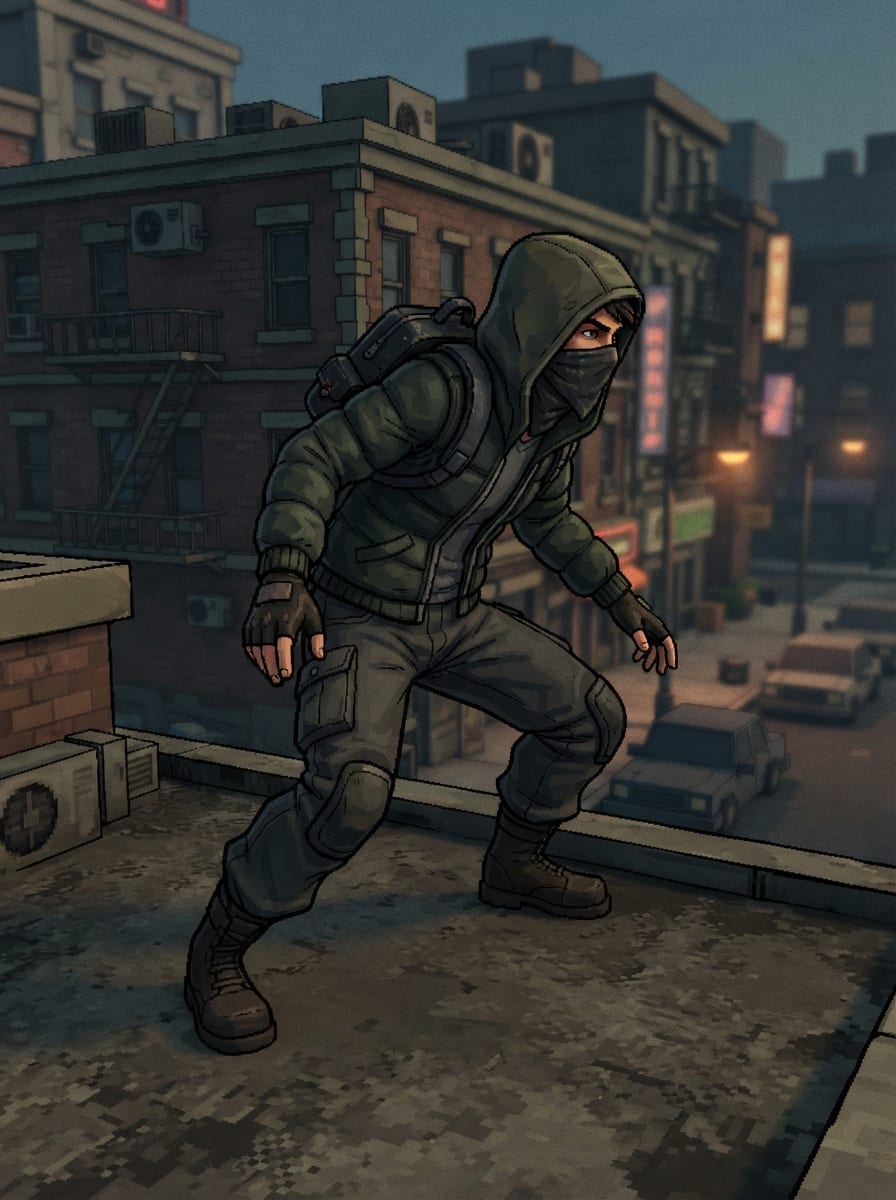 A sneaky hero