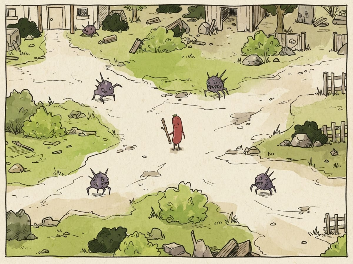 Hand-drawn