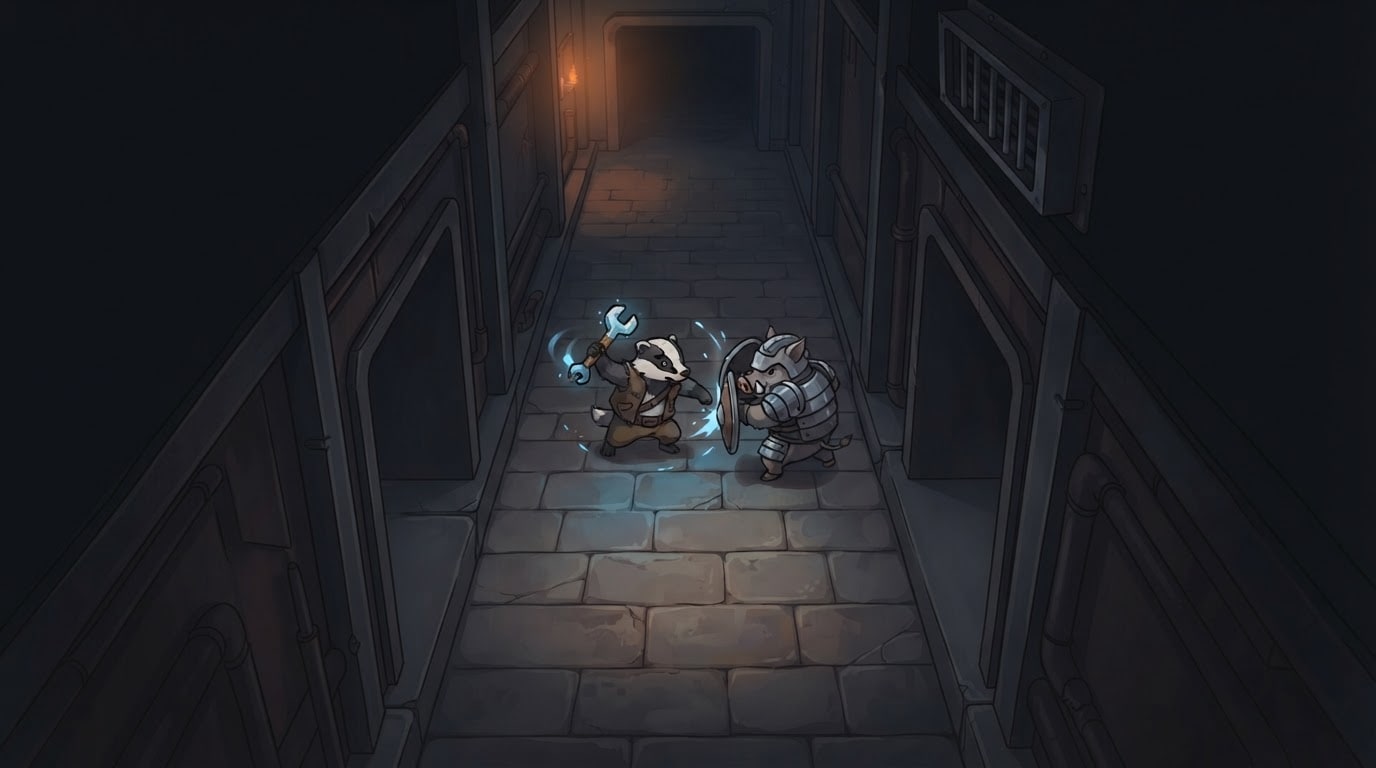 Tight dark halls