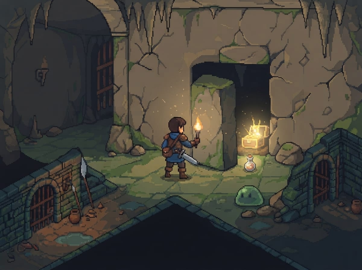 Behind the cracked wall: hidden room