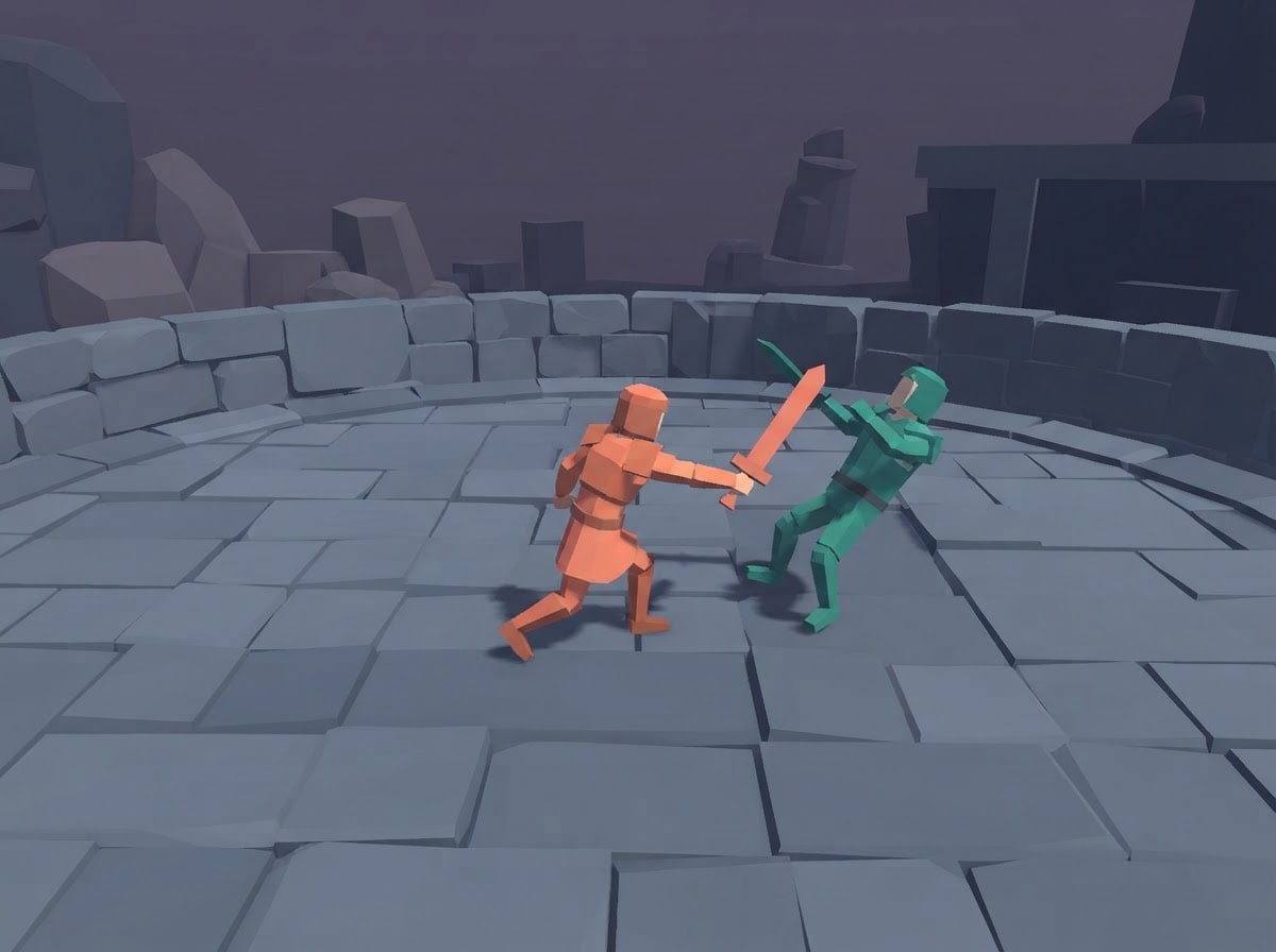 Chunky low-poly
