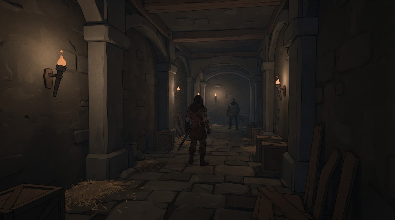 Tight dark halls