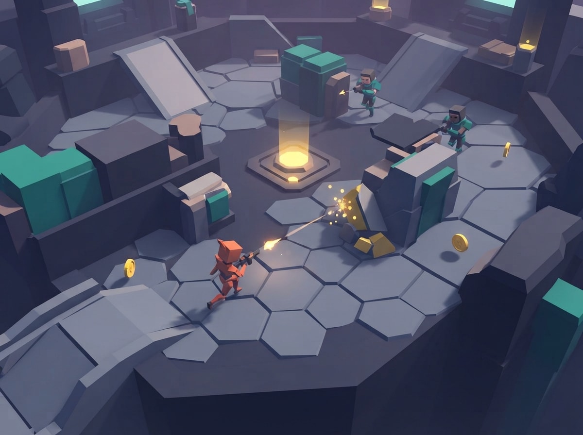 Chunky low-poly