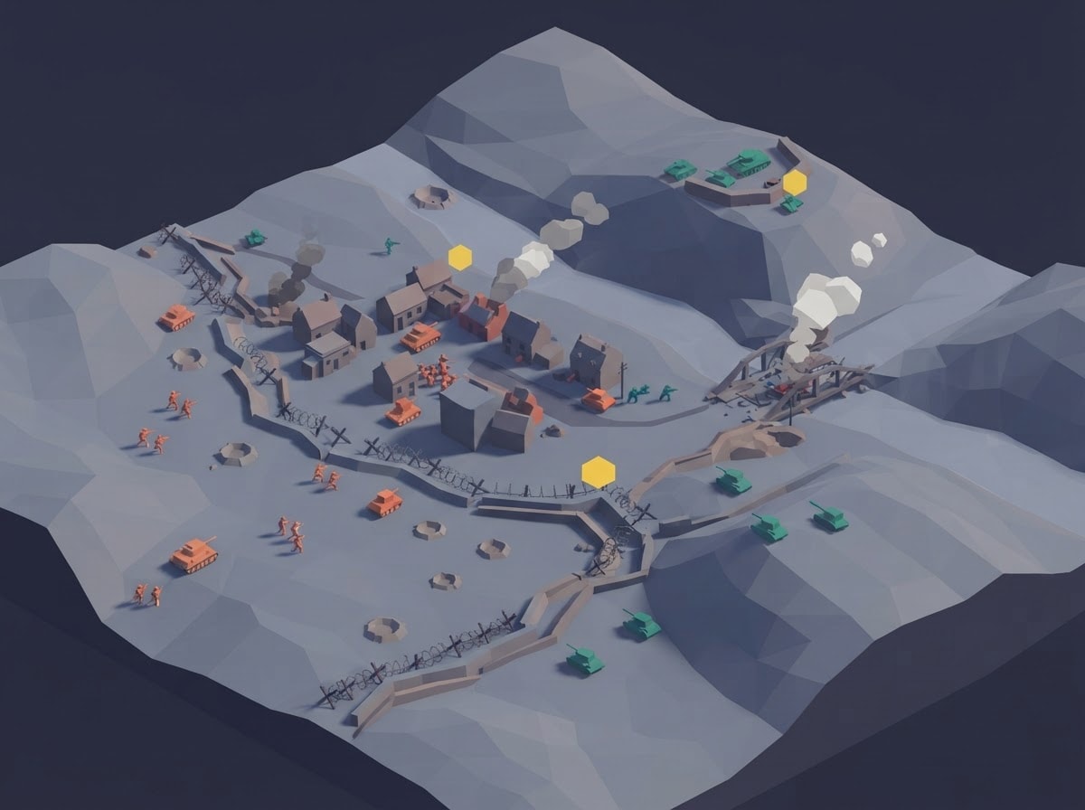 Chunky low-poly