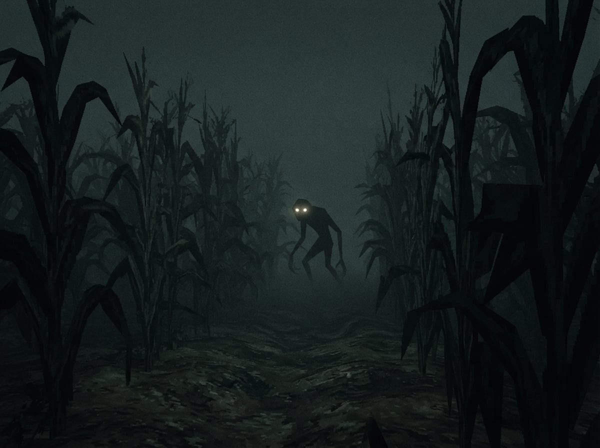 Dark Beast in the corn