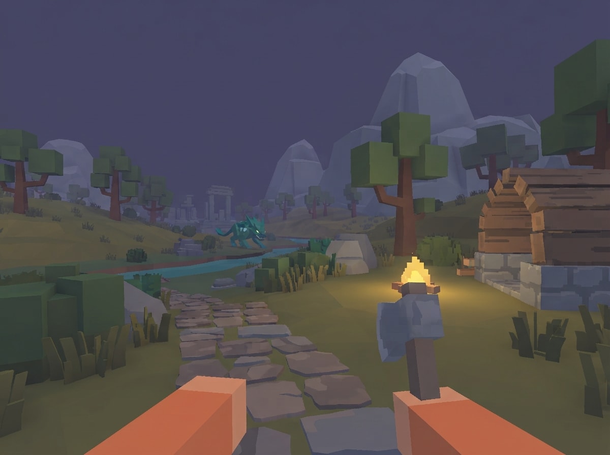 Chunky low-poly