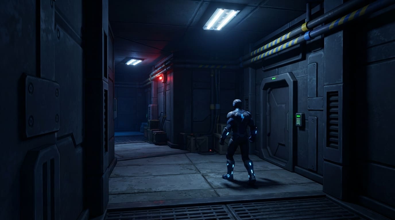 Tight dark halls