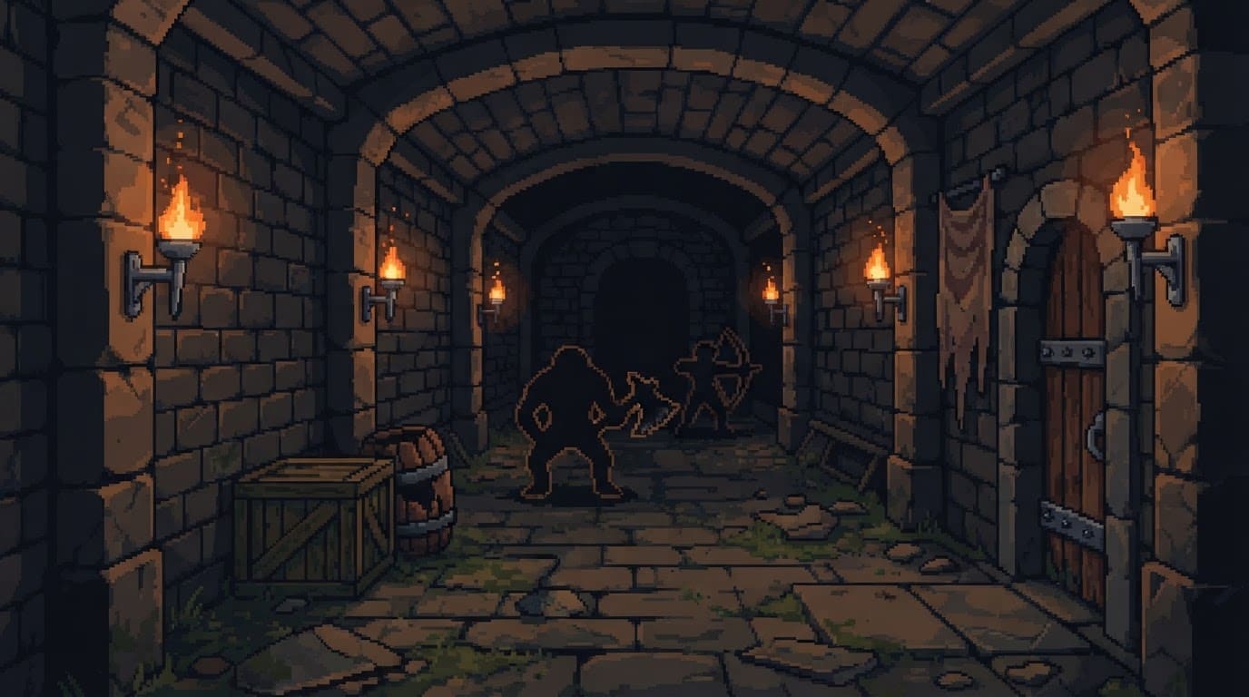 Tight dark halls