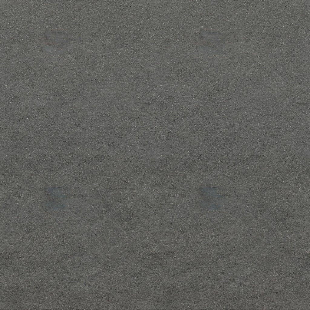 Image: Weathered dark grey asphalt military compound grou