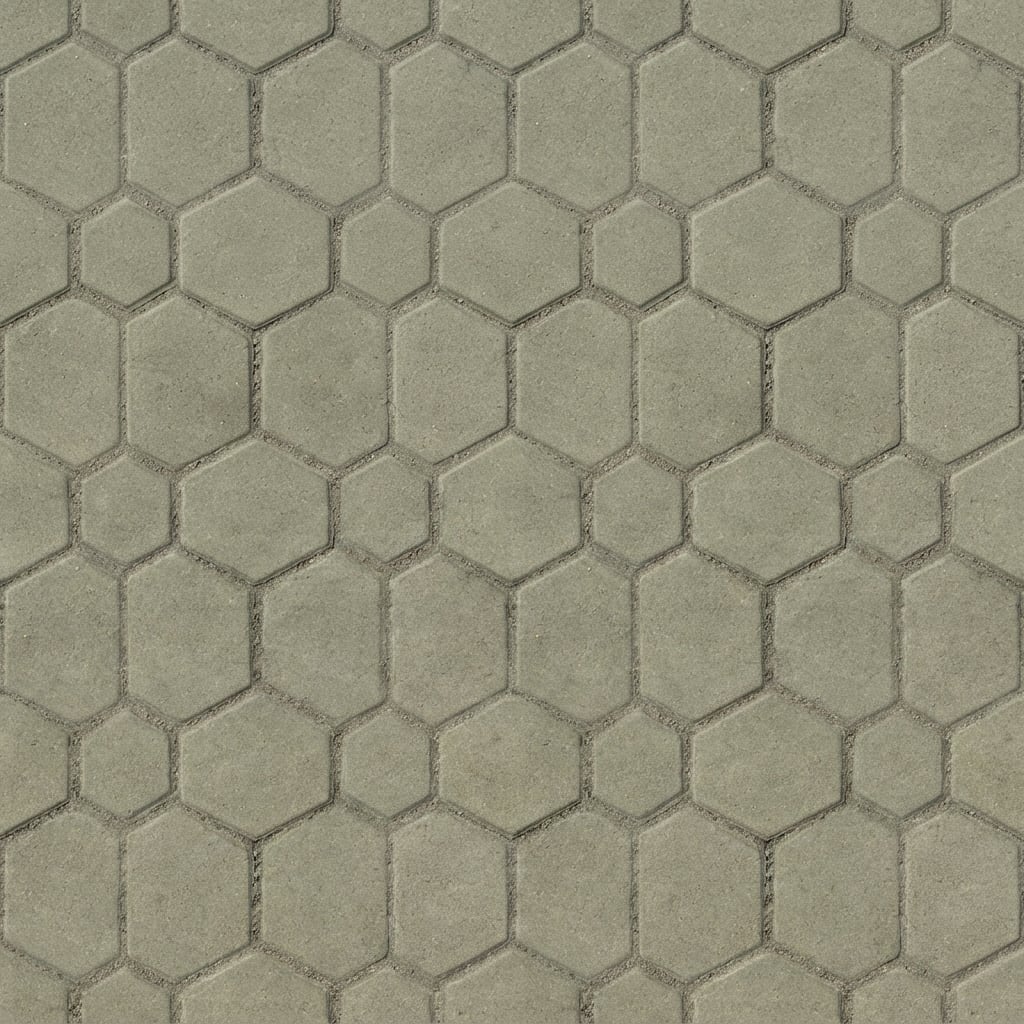 Image: Military depot yard paving of interlocking hexagon