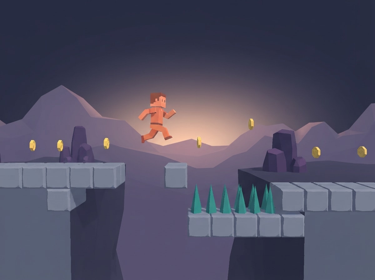 Chunky low-poly