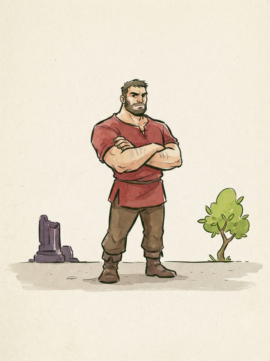 A strong hero