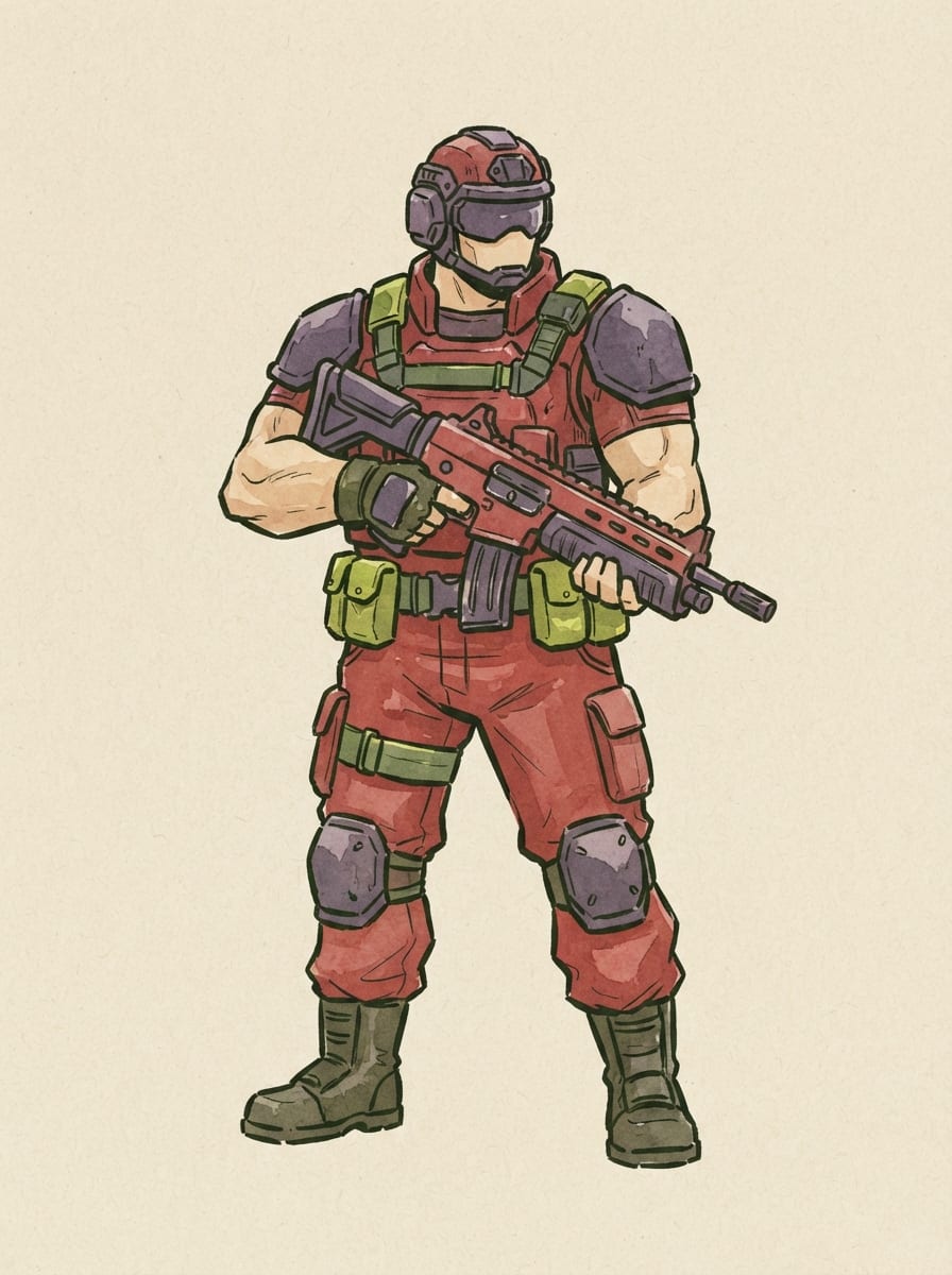 A strong hero