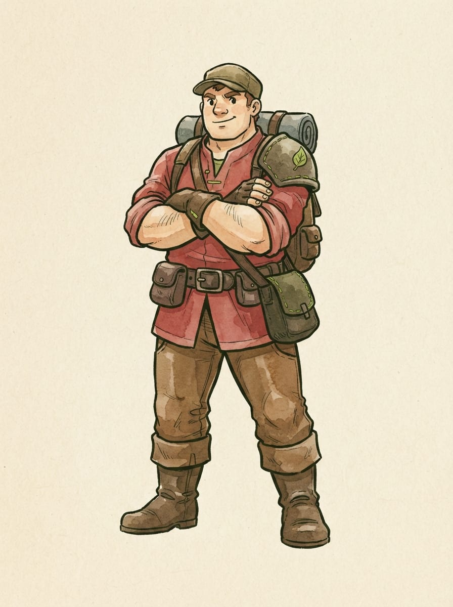 A strong hero