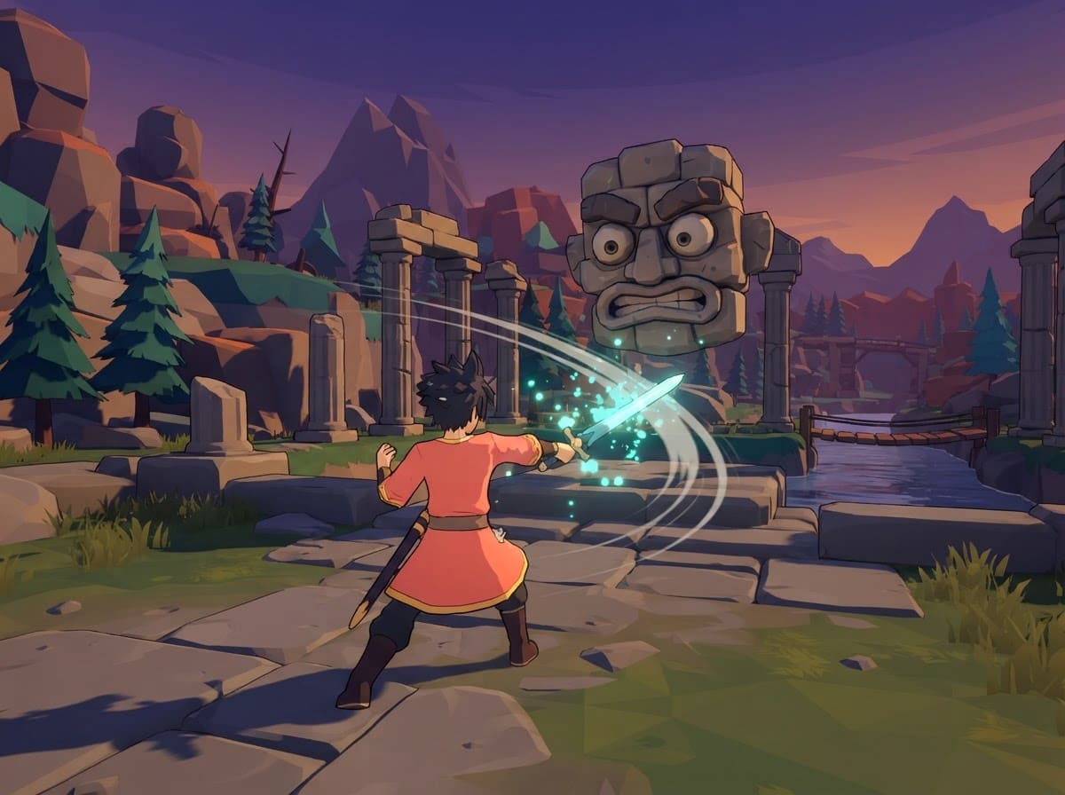 Chunky low-poly