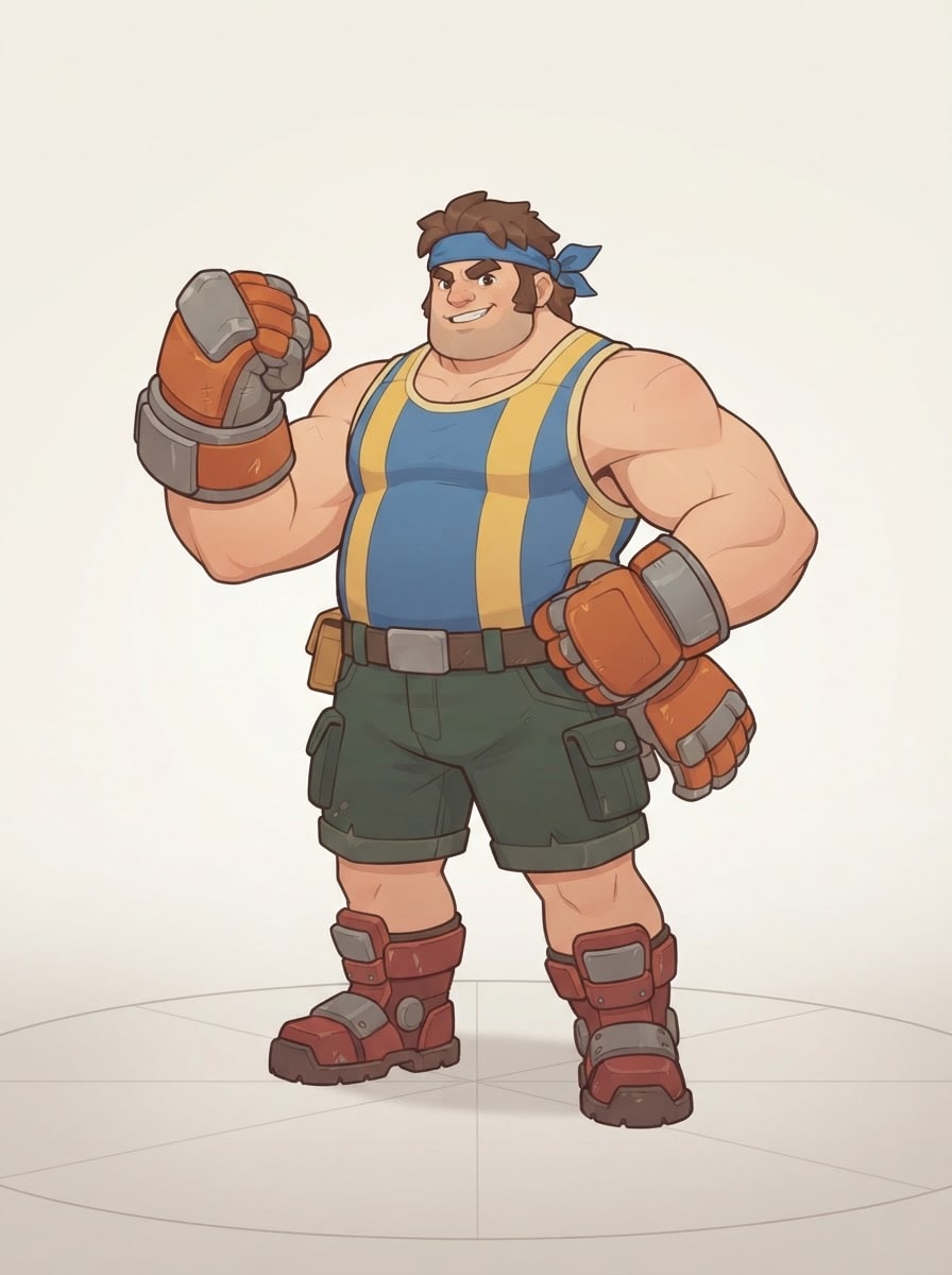 A strong hero