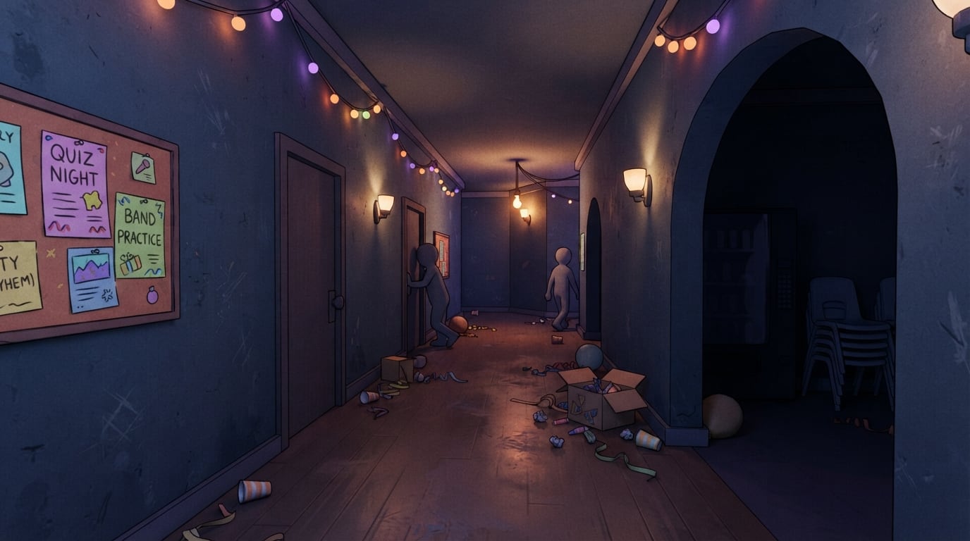 Tight dark halls