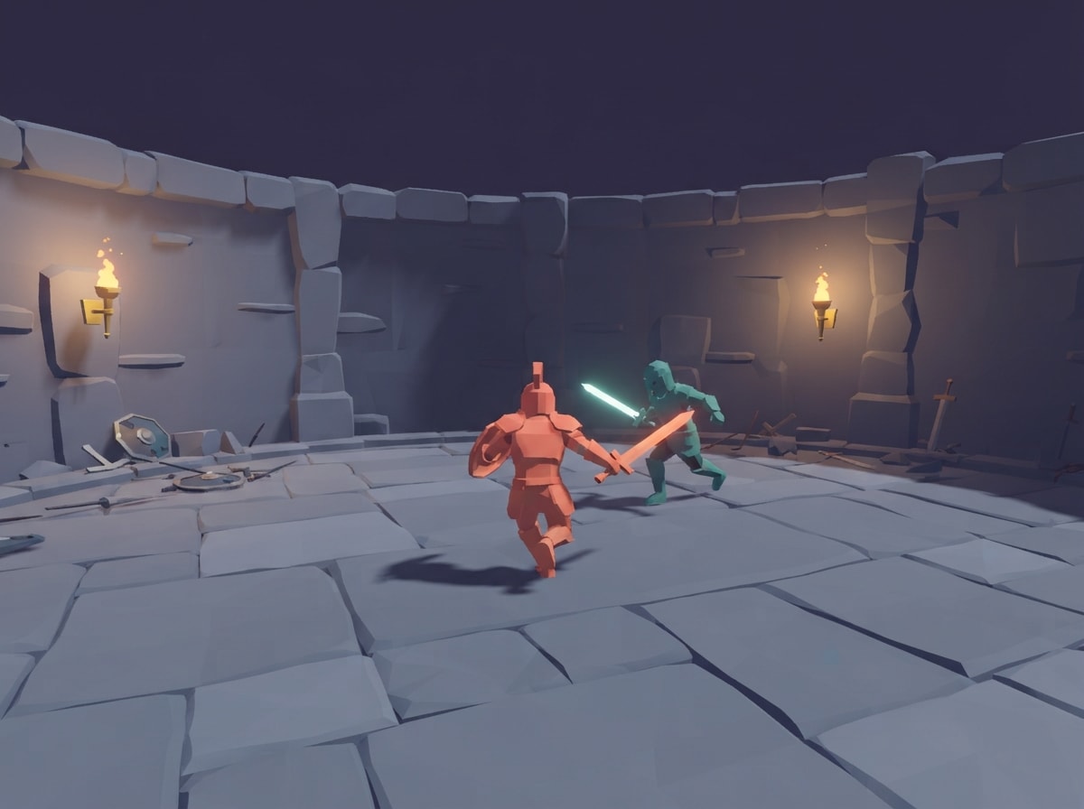 Chunky low-poly