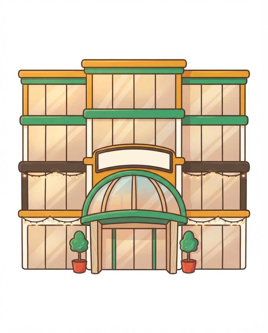 Shop Facade Level 6 - Shopping Mall