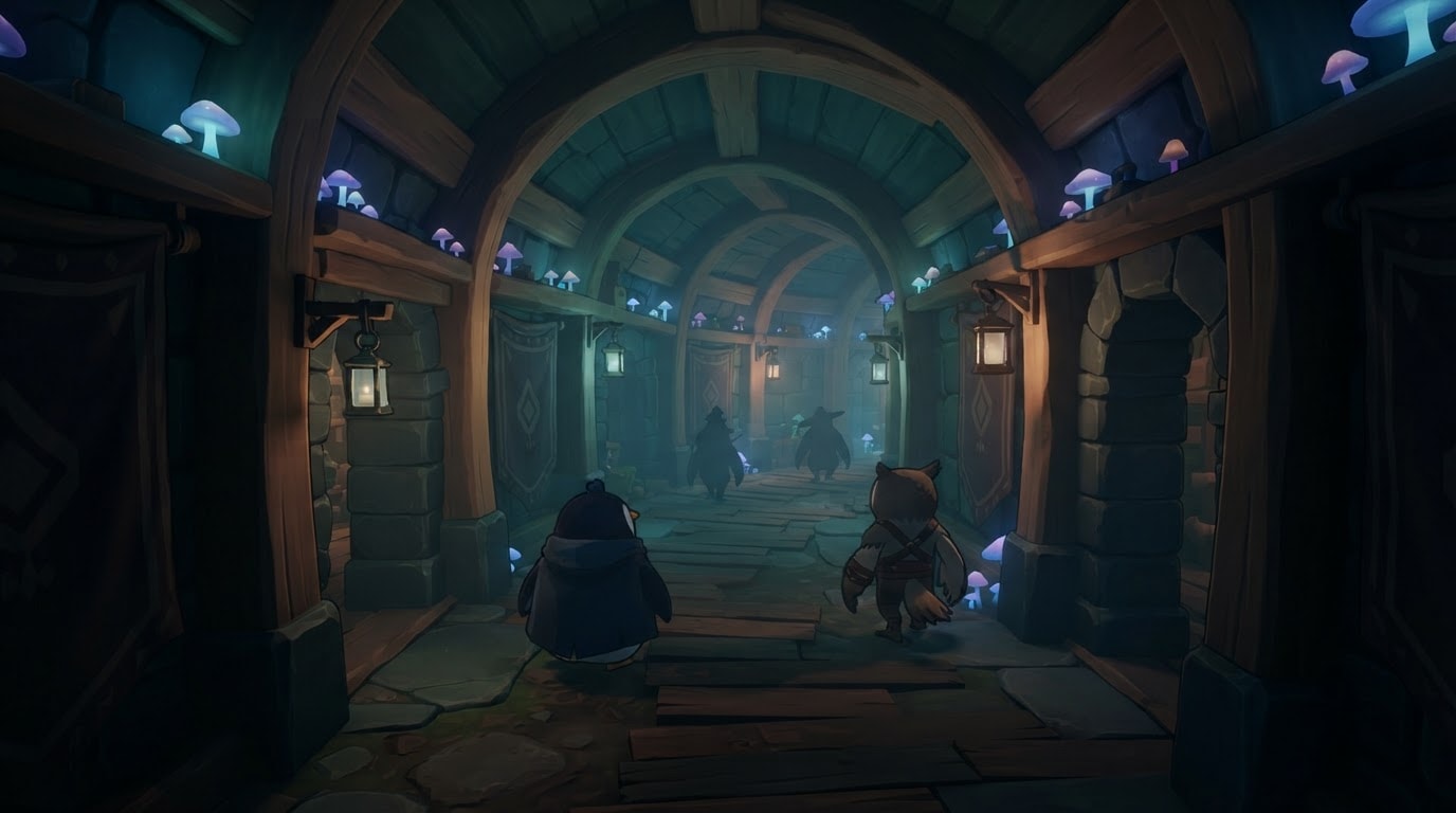Tight dark halls