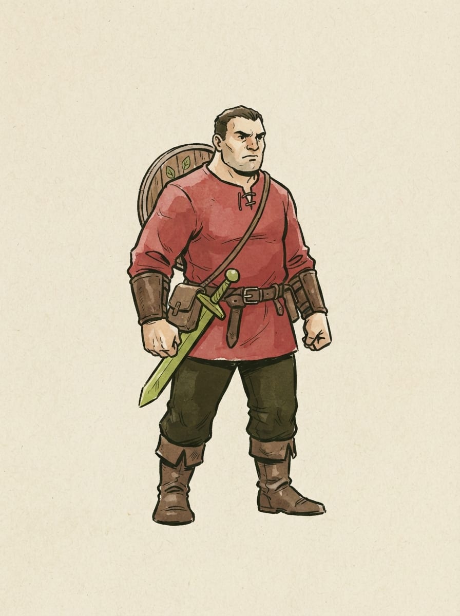 A strong hero
