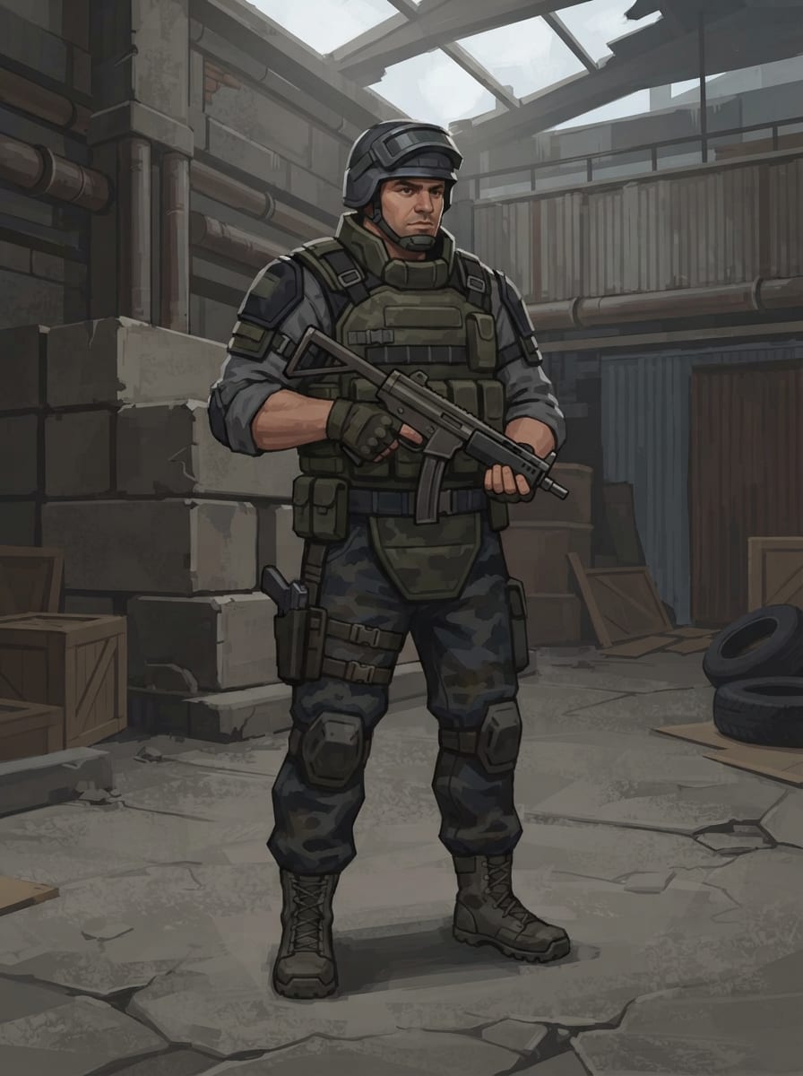 A strong hero