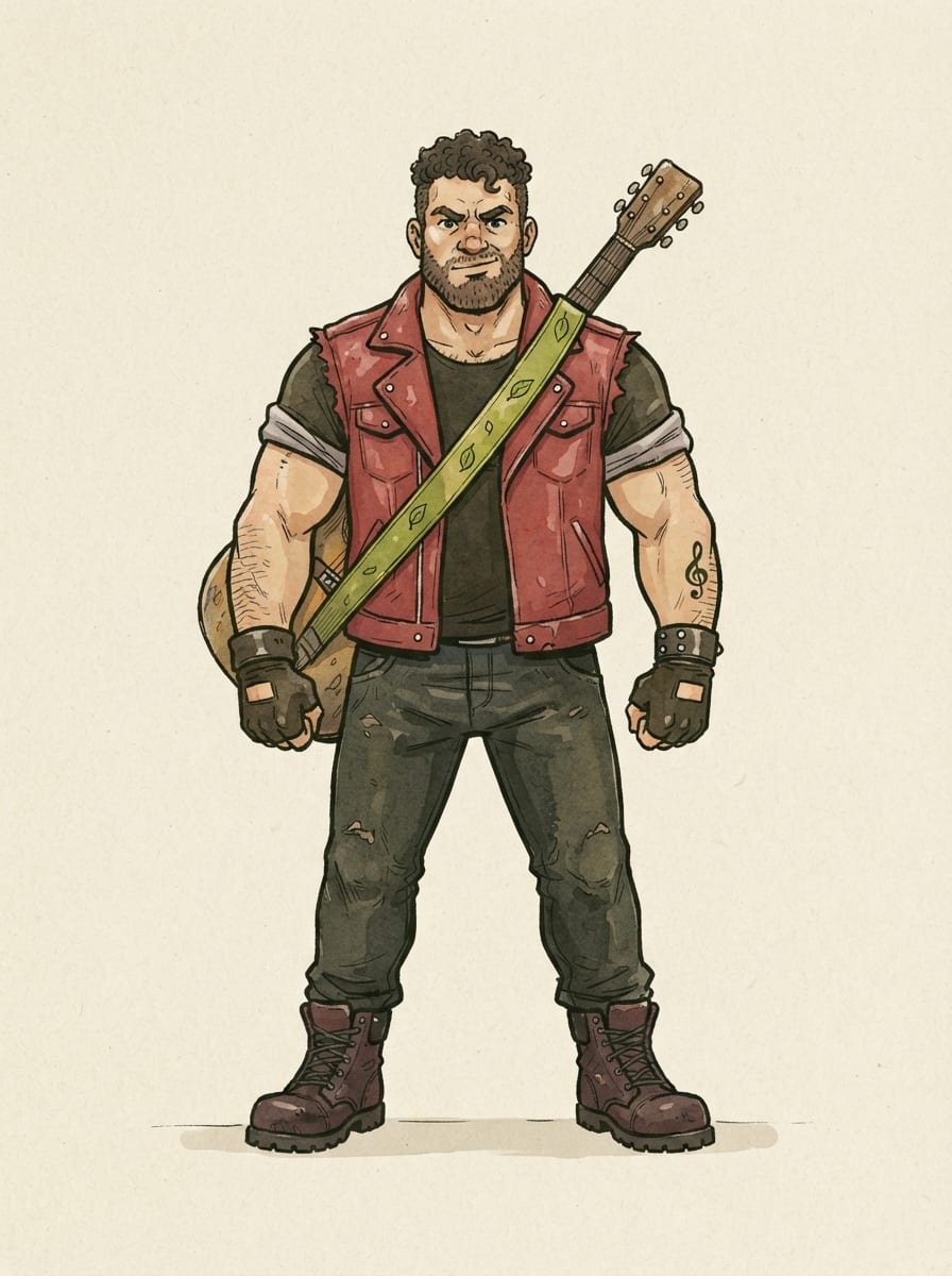 A strong hero
