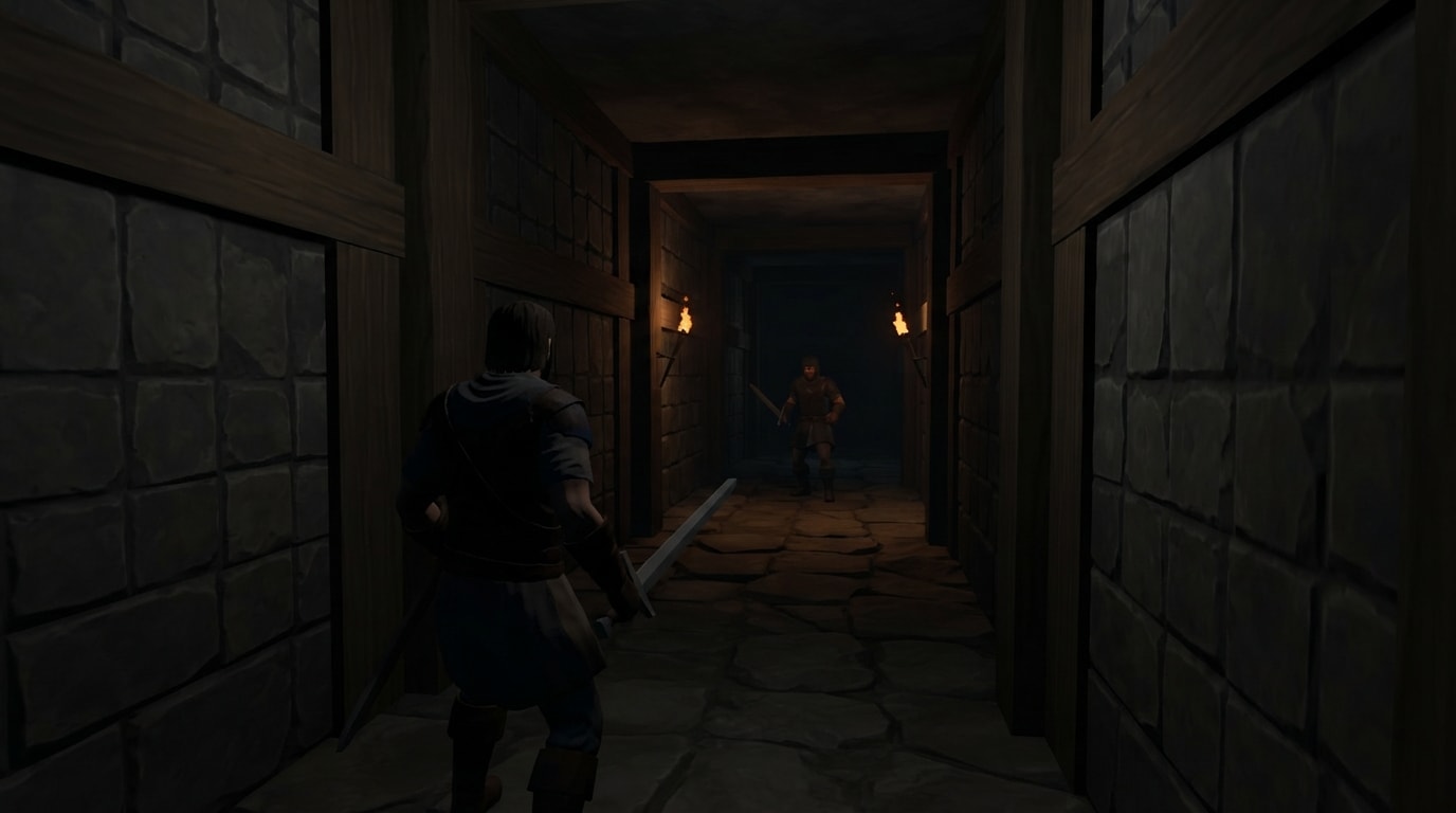 Tight dark halls