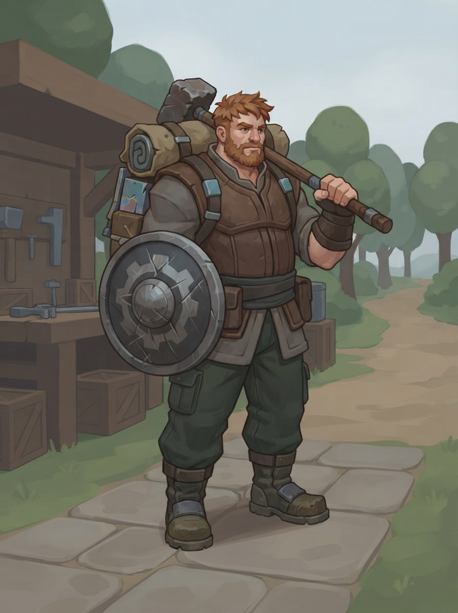 A strong hero