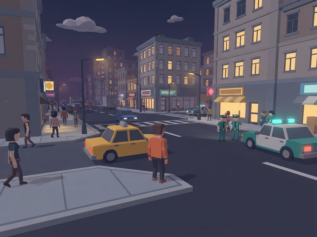 Chunky low-poly