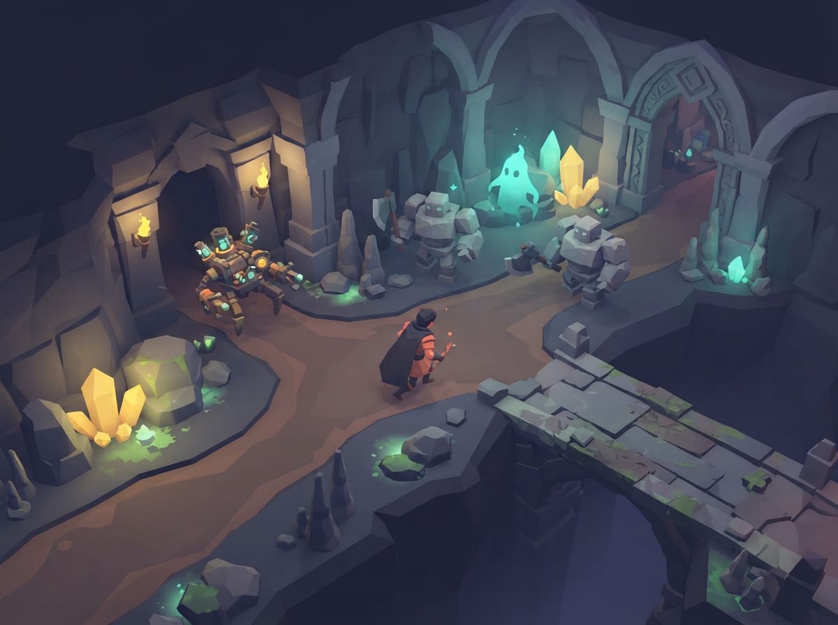 Chunky low-poly