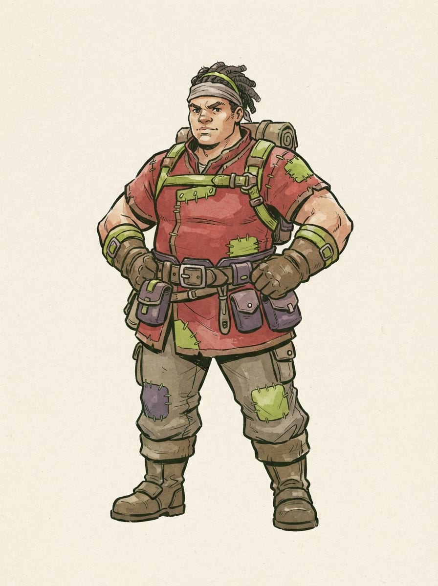 A strong hero